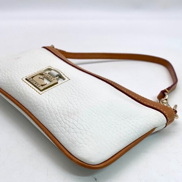 Dooney & Bourke White Pebble Grain Convertible Wristlet - Picture 6 of 11